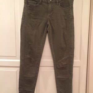 Zara basics kaki jeans size 6